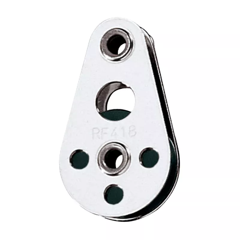 Ronstan Wire Block - Tubular Rivet Head w /Nylatron Sheave - 25mm (1