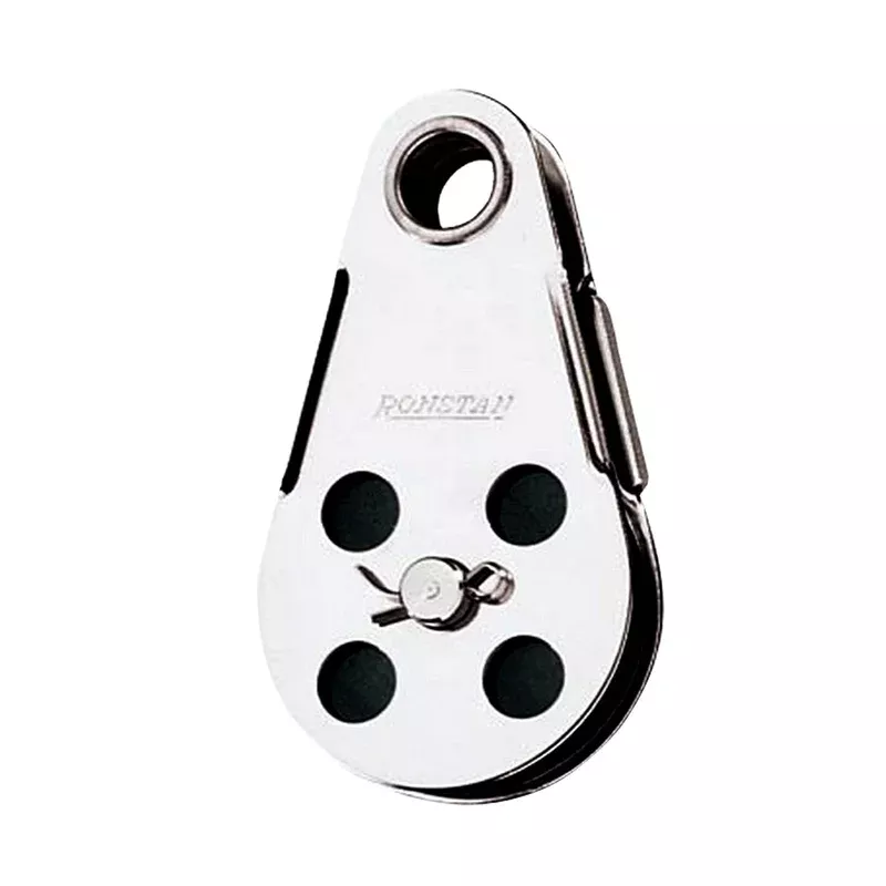 Ronstan Wire Block - Tubular Rivet Head w /Removable Nylatron Sheave - 45mm (1-3 /4