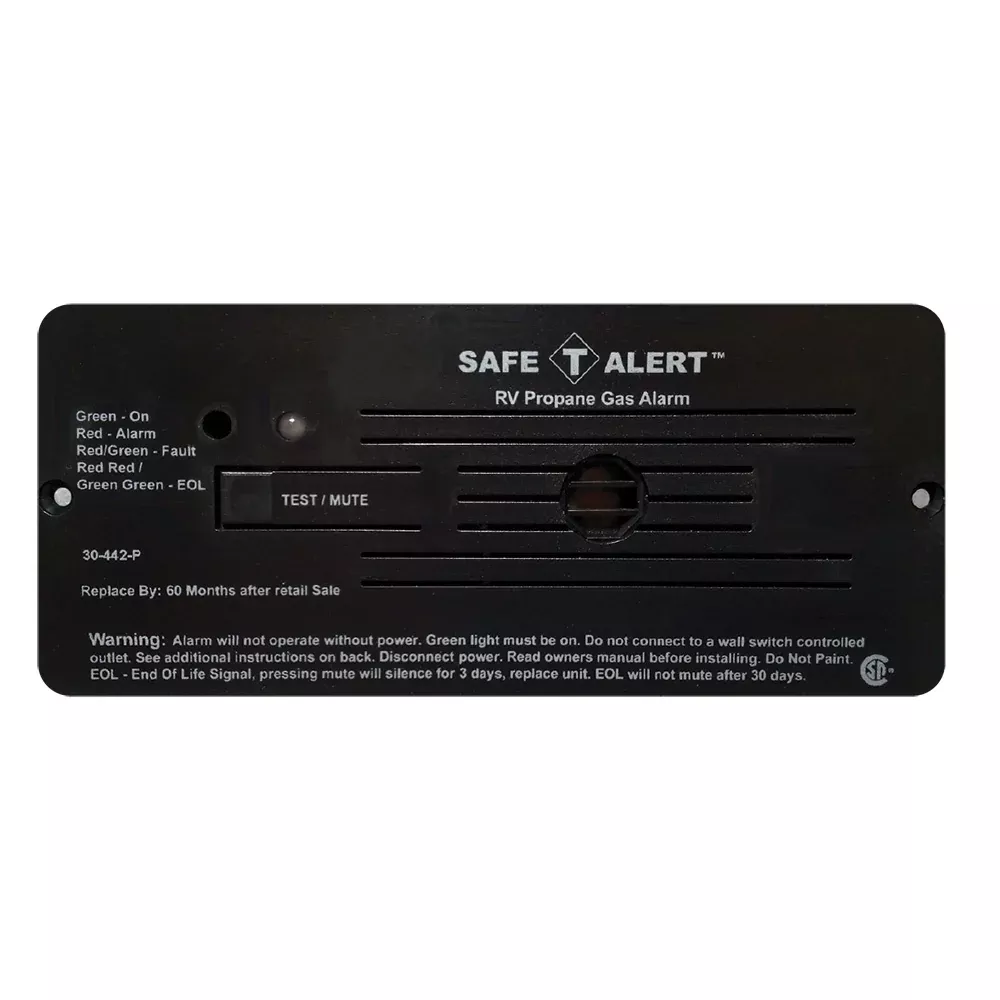 Safe-T-Alert 30 Series 12V RV Propane Alarm – Black [30-442-P-BL]