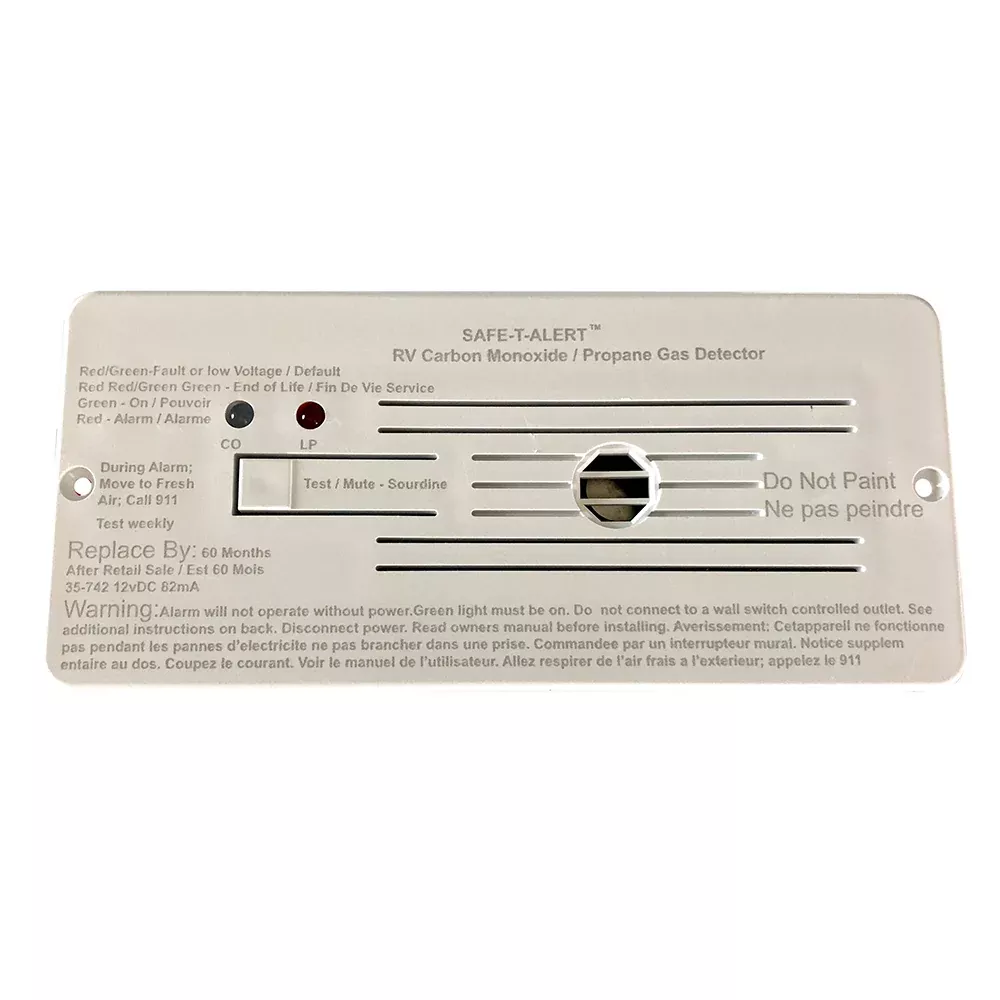 Safe-T-Alert Combo Carbon Monoxide Propane Alarms Flush Mount - White [35-742-WHT]