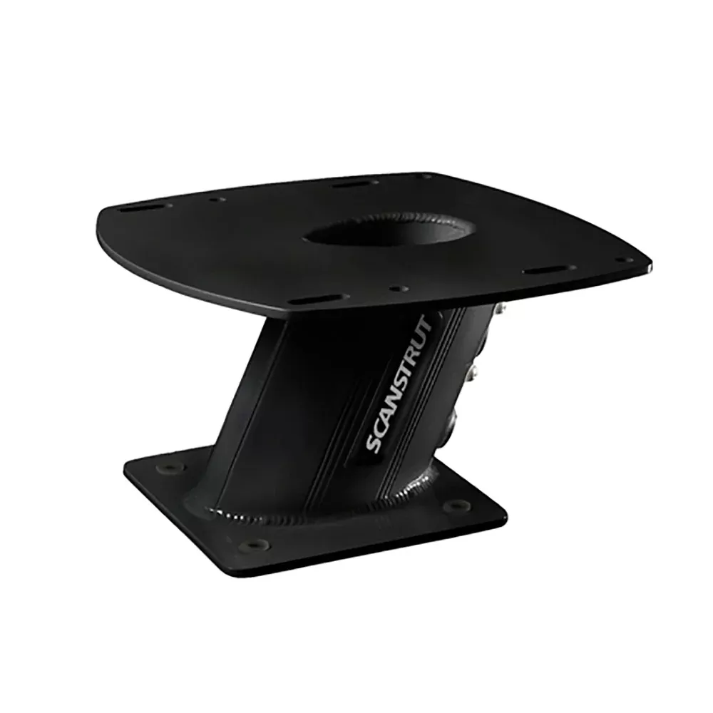 Scanstrut APT-150-01-BLK – Aluminum PowerTower Radar Mount – 6″ Aft Leaning – Black