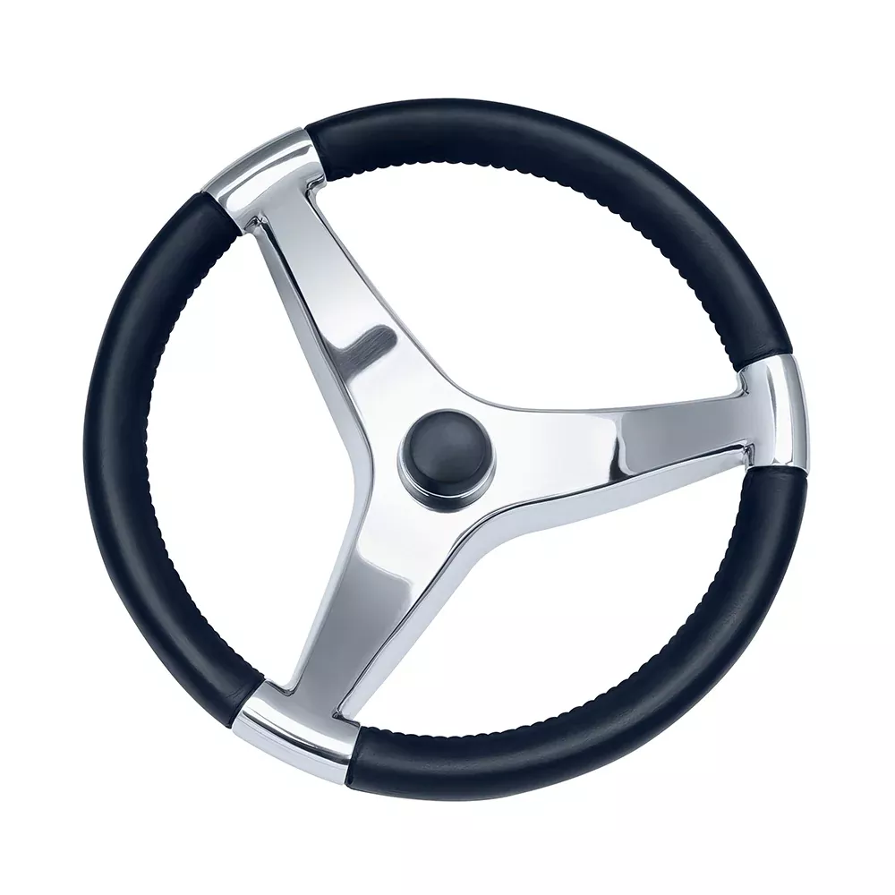 Schmitt & Ongaro Evo Pro 316 Cast Stainless Steel Steering Wheel - 13.5"Diameter | 7241321FG