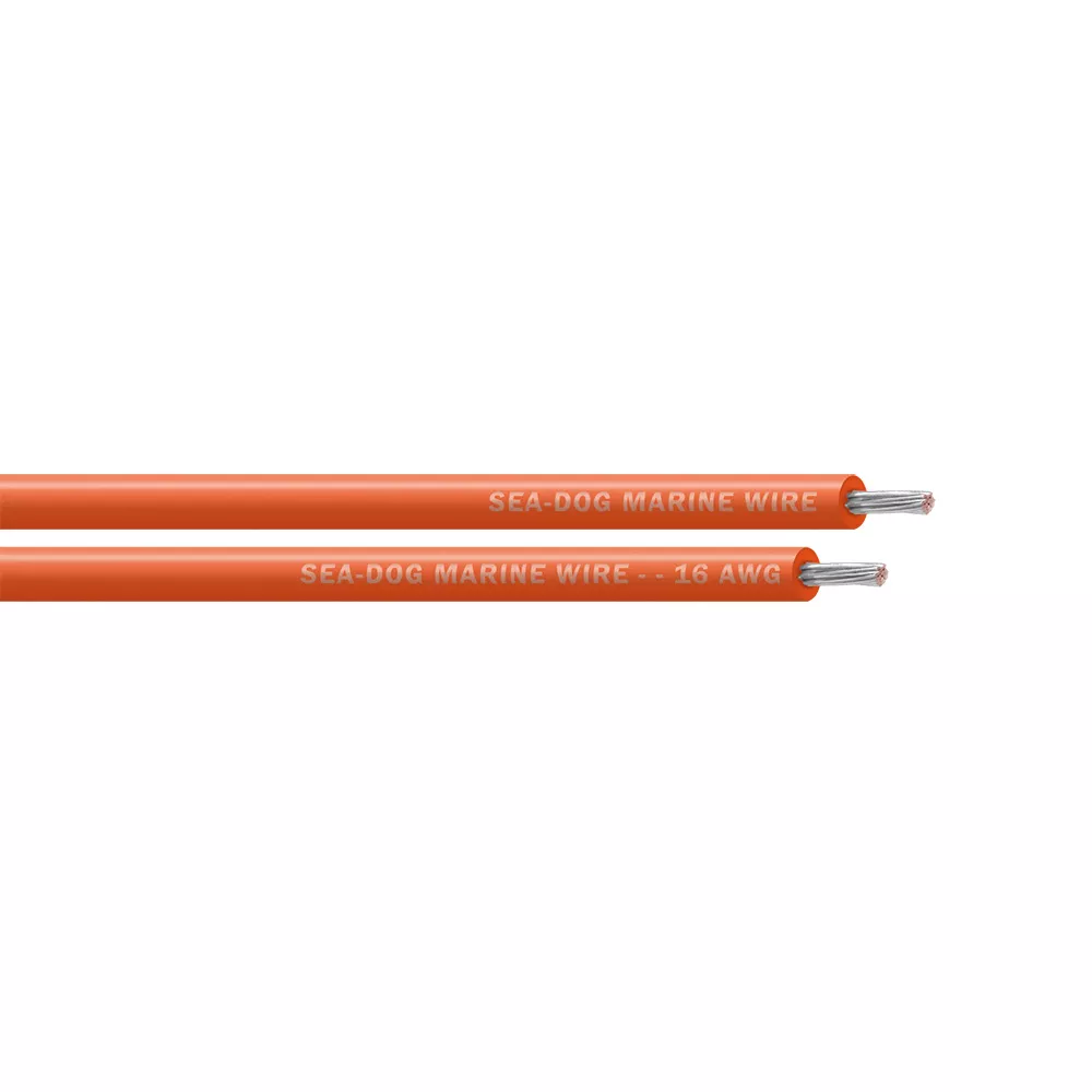 Sea-Dog 16 AWG Orange Primary Wire – 100′
