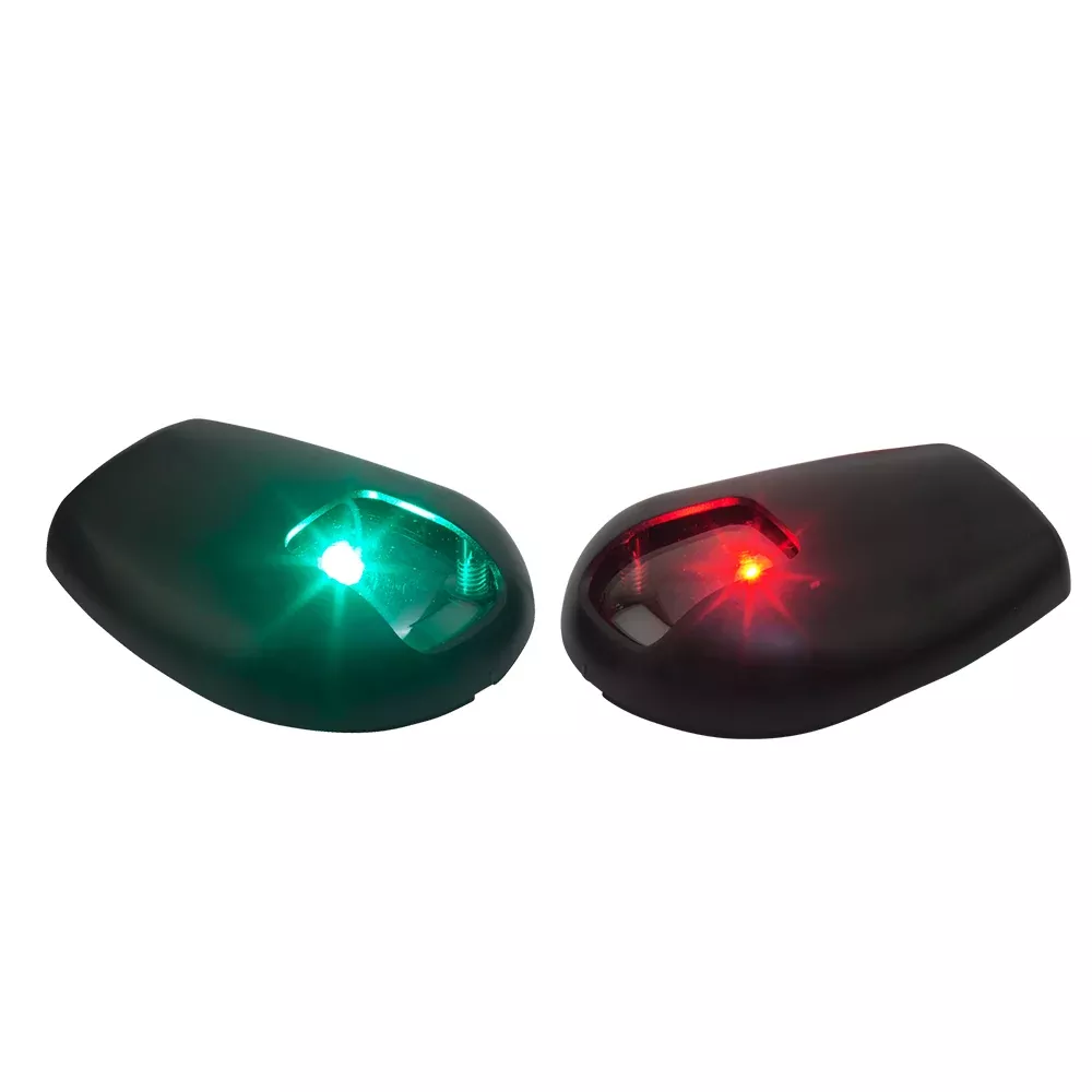Sea-Dog Black Side Mount LED Navigation Lights - 1 NM - PortStarboard [400078-1]