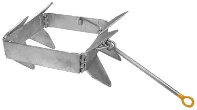 SEACHOICEÂ - FOLD-AND-HOLD ANCHOR - Weight: 13 lbs. Material: Galvanized For: Personal Watercraft