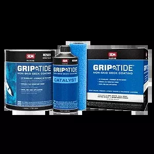 SEM GripTide Non-Skid Deck Coating Kit - Midnight Black