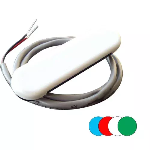 Shadow-Caster Courtesy Light w /2' Lead Wire - White ABS Cover - RGB Multi-Color - 4-Pack [SCM-CL-RGB-4PACK]