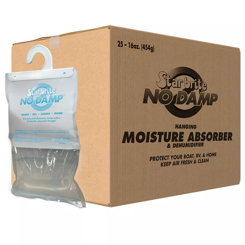 Star brite No Damp Moisture Absorber & Dehumidifier Hanging Bag – 16 oz *25 Pack
