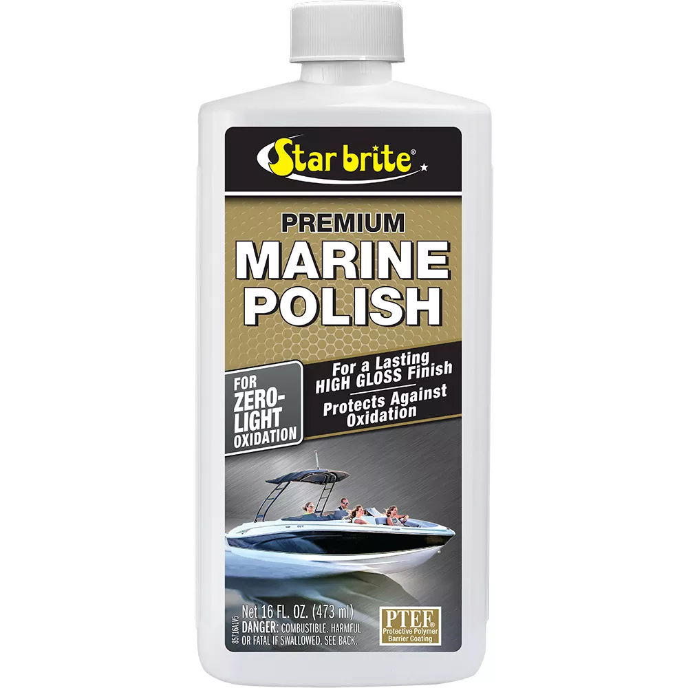 Star brite Premium Marine Polish – UV Protection & High Gloss Finish – 16 oz