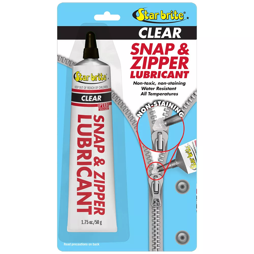 Star brite Snap & Zipper Lubricant – Clear, Multi-Use – 1.75 oz