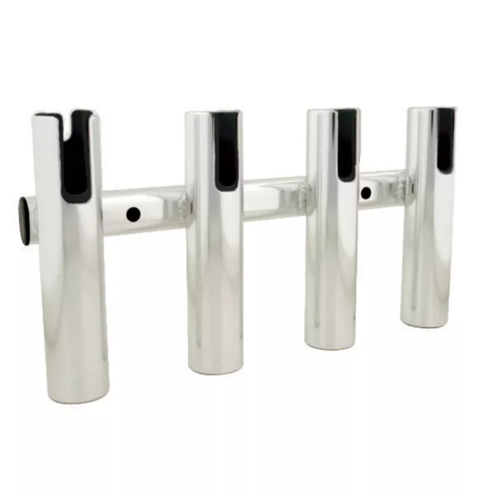 TACO 4-Rod Holder Rack - Brushed Aluminum | F31-3004BSA-1