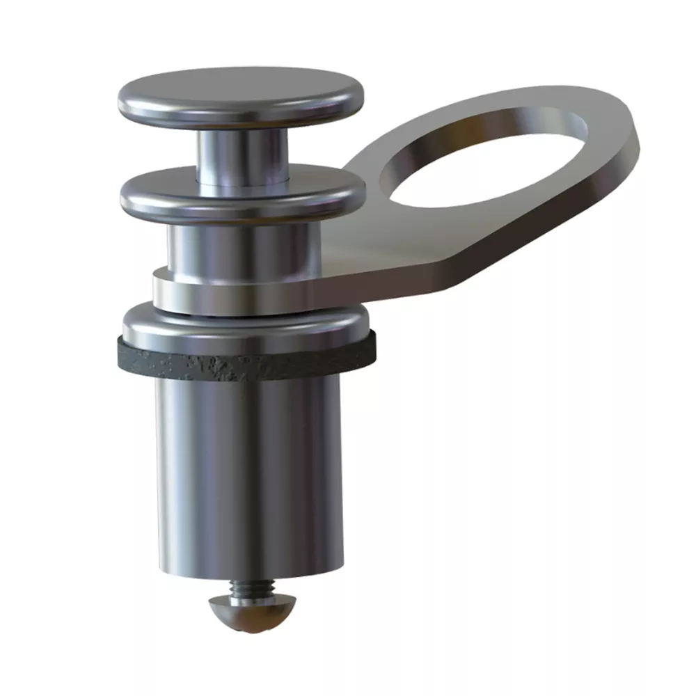TACO Aluminum Quick-Release Fender Lock f/Pontoon Boats