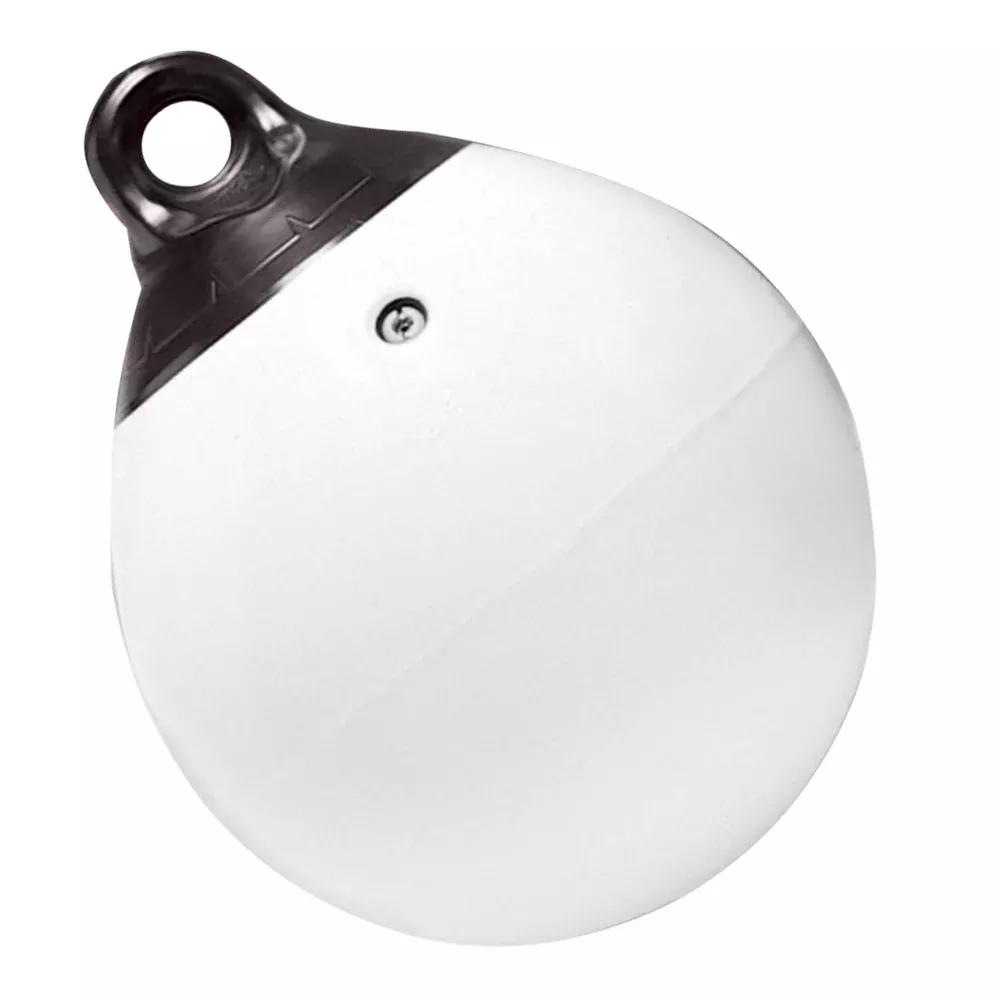Taylor Made 9″ Tuff End Inflatable Vinyl Buoy – White