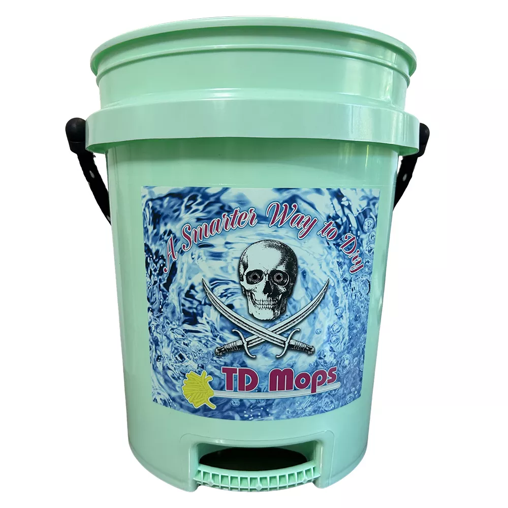 TD Mop TD Grip Bucket – Teal Green – 5 Gallon
