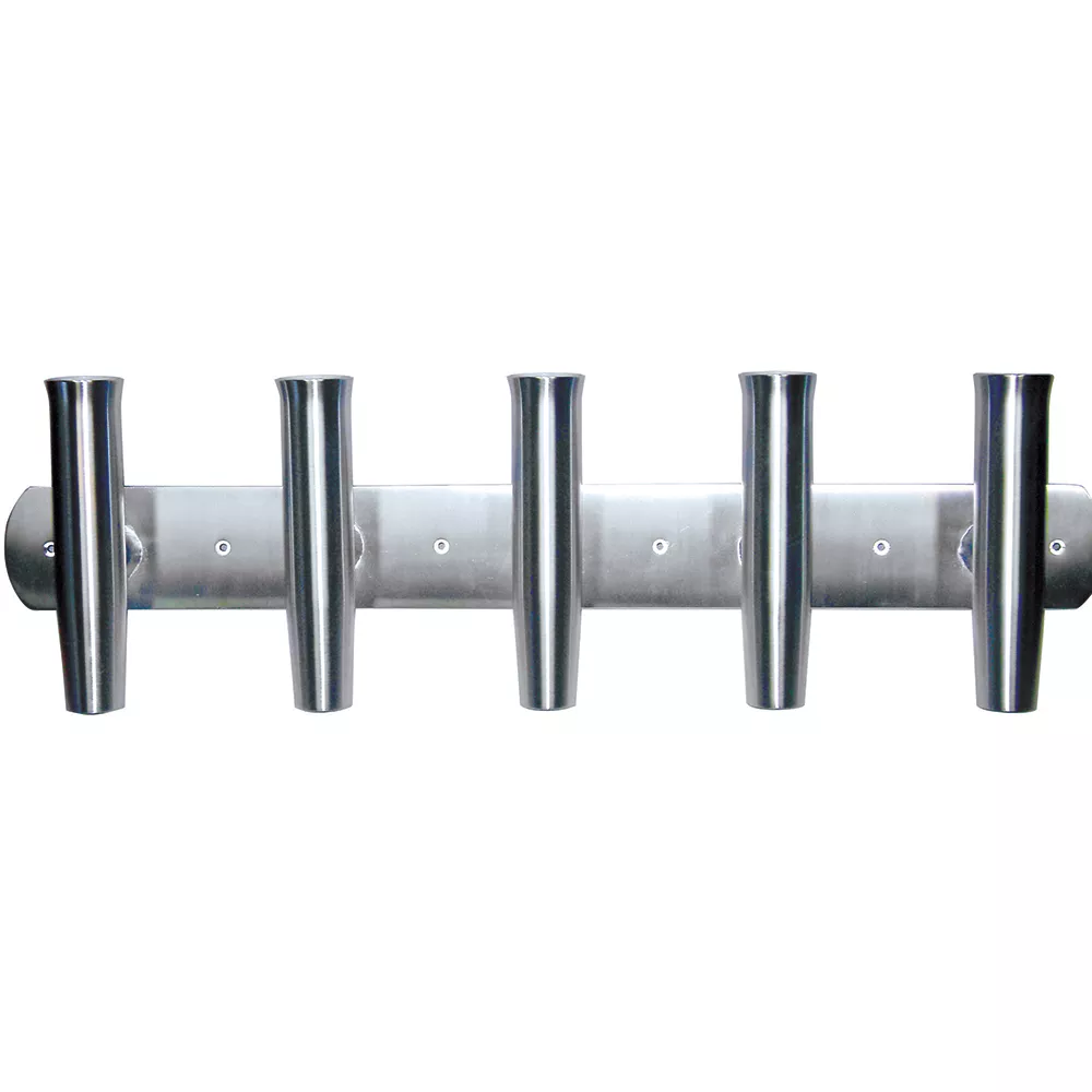 Tigress 5 Rod Aluminum Transom Mount Rod Holder - 35
