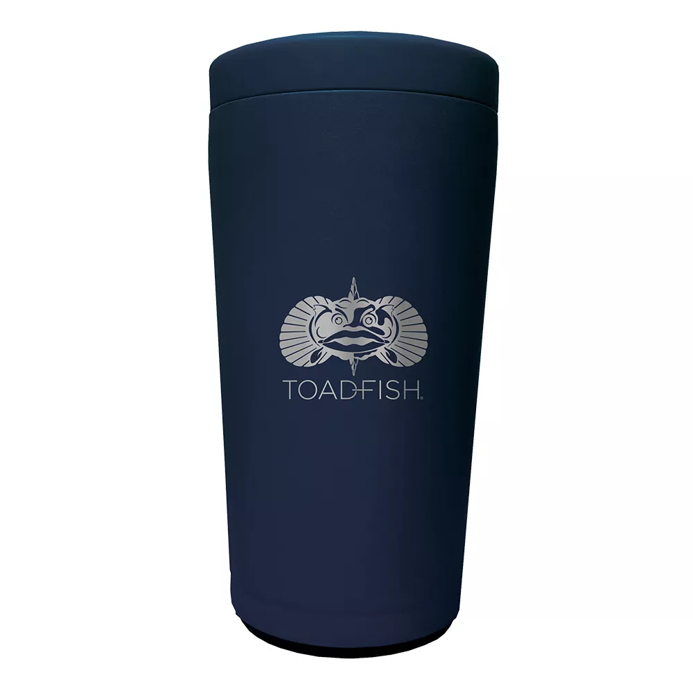 Toadfish Non-Tipping Can Cooler 2.0 – Universal Design – Navy