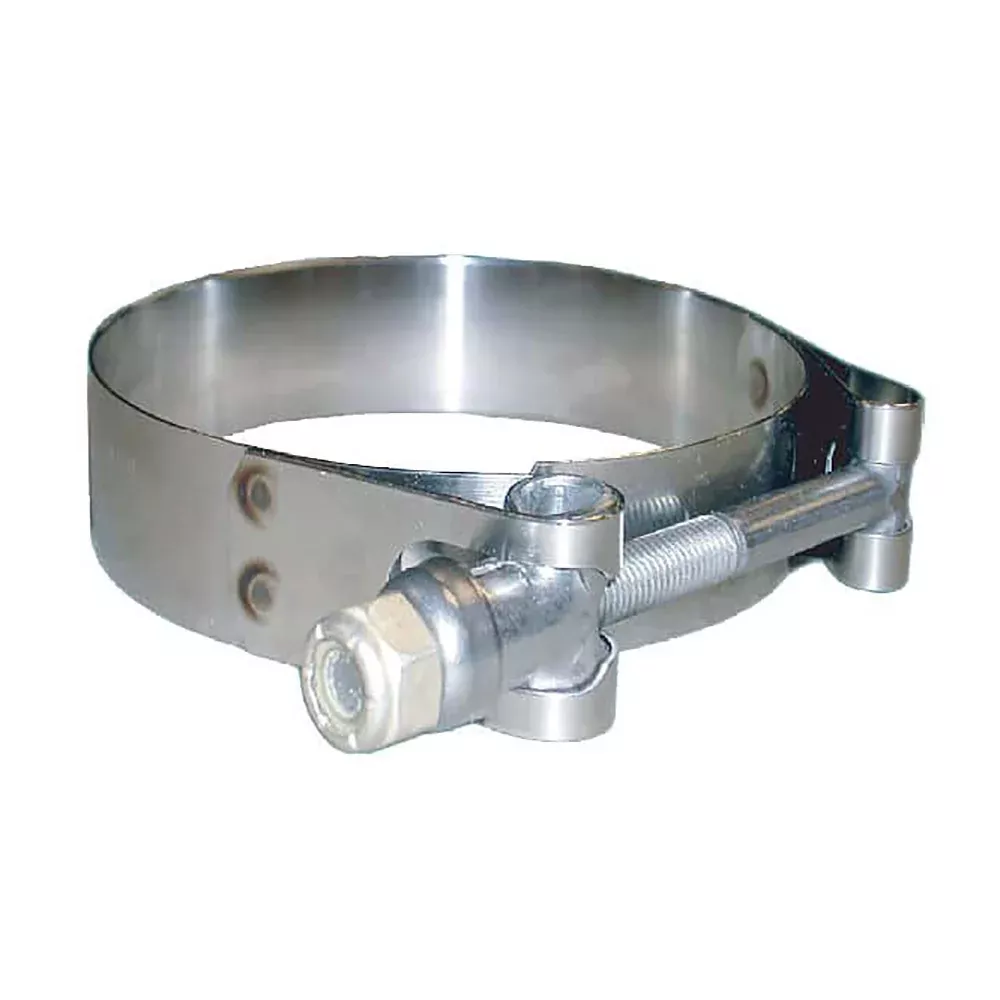 Trident Marine 316 SS T-Bolt Clamp – 3/4″ Band – 3.78″-4.09″ Range – 10-Pack