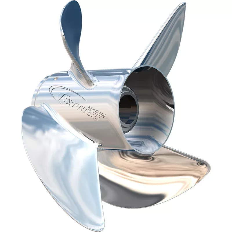 Turning Point Express Mach4 - Right Hand - Stainless Steel Propeller - EX1 /EX2-1317-4 - 4-Blade - 13.25