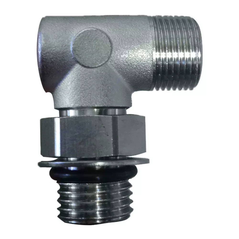 Uflex90 Adjustable Fitting f/Back of UP Series Helms – ORB 6 to 3/8″ COMP