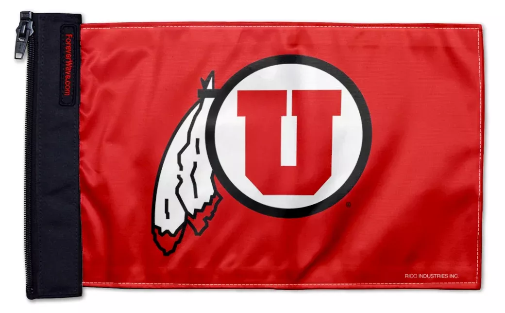 Utah 11"x17" Forever Wave Flag for Jeep Wrangler JLU 4-Door 2018-Present