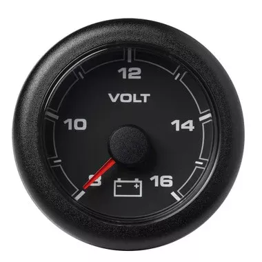 Veratron 52MM (2-1/16") OceanLink Battery Voltage Gauge - 8 to 16 V - Black DialBezel [A2C1066100001]