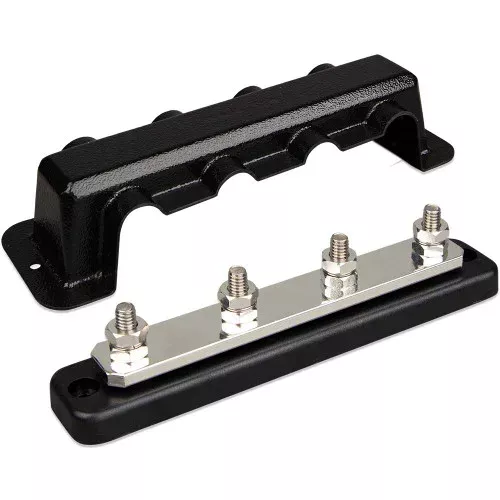 Victron Busbar 250A 4PCover 4X 5/16" Terminals [VBB125040010]