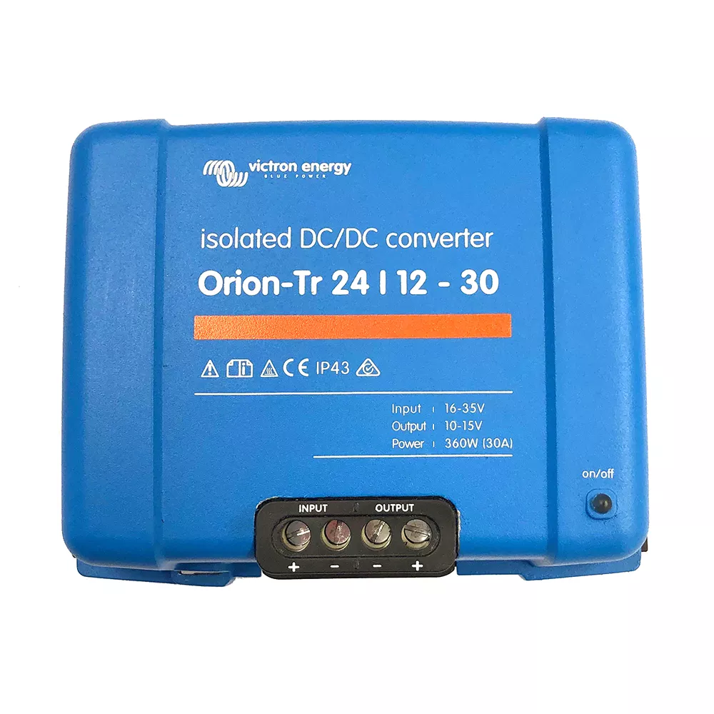 Victron Orion-TR DC-DC Converter – 24 VDC to 12 VDC – 30AMP Isolated