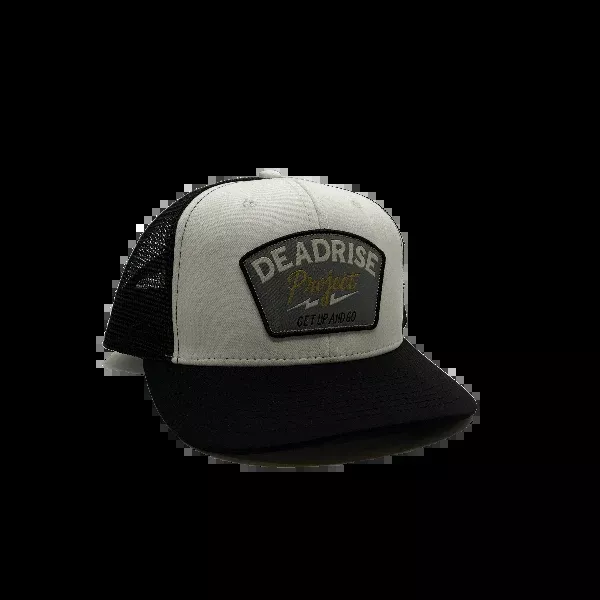 White Deadrise Project Badge Hat