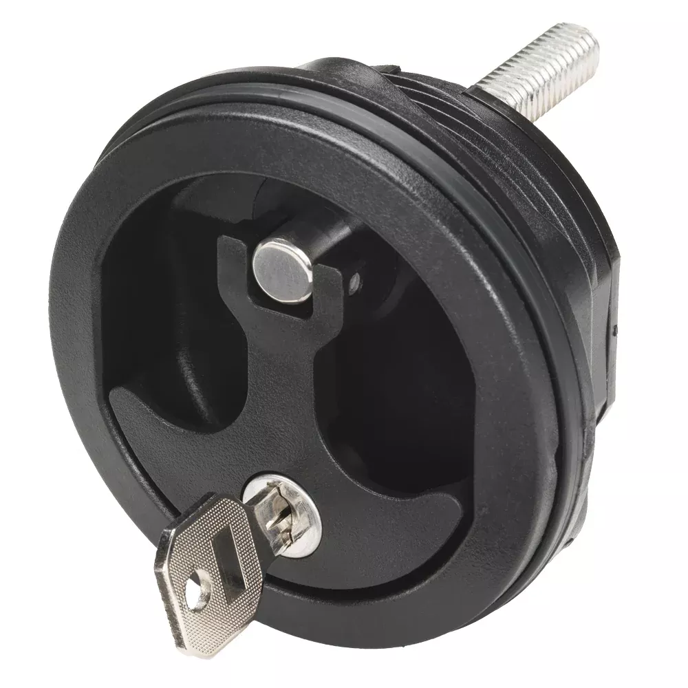 Whitecap Compression Handle - Nylon Black /Black - Locking [3726BC]