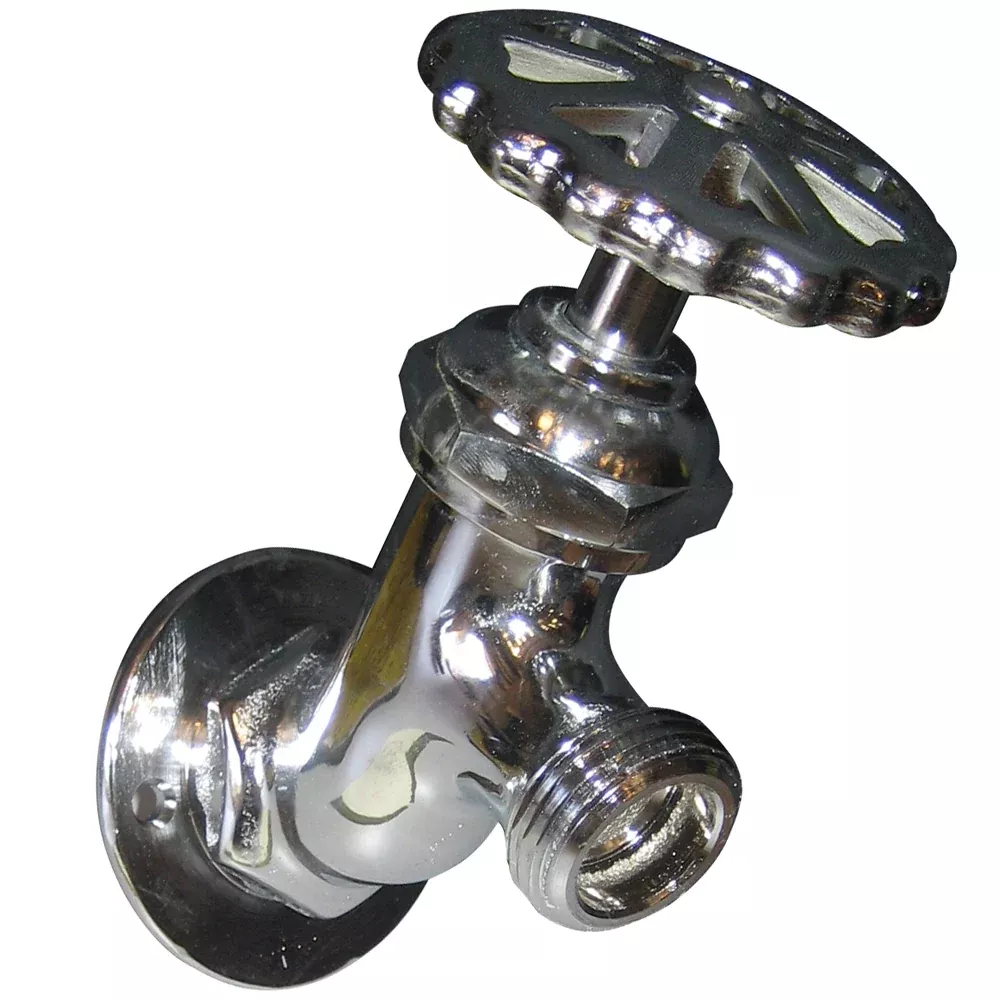 Whitecap CP Brass LG Sillcock 2-3/16" Base 4" Depth | P-2453C