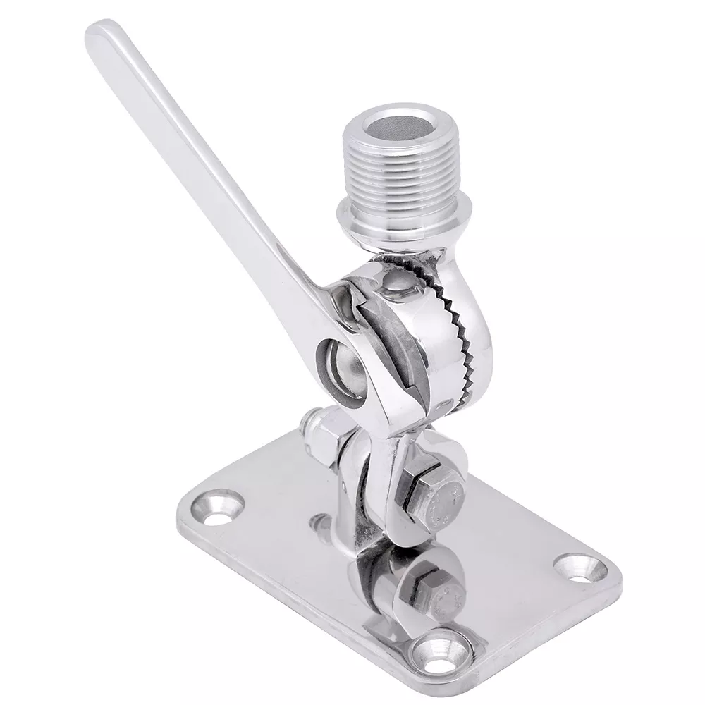 Whitecap Ratchet Antenna Mount – 316 Stainless Steel