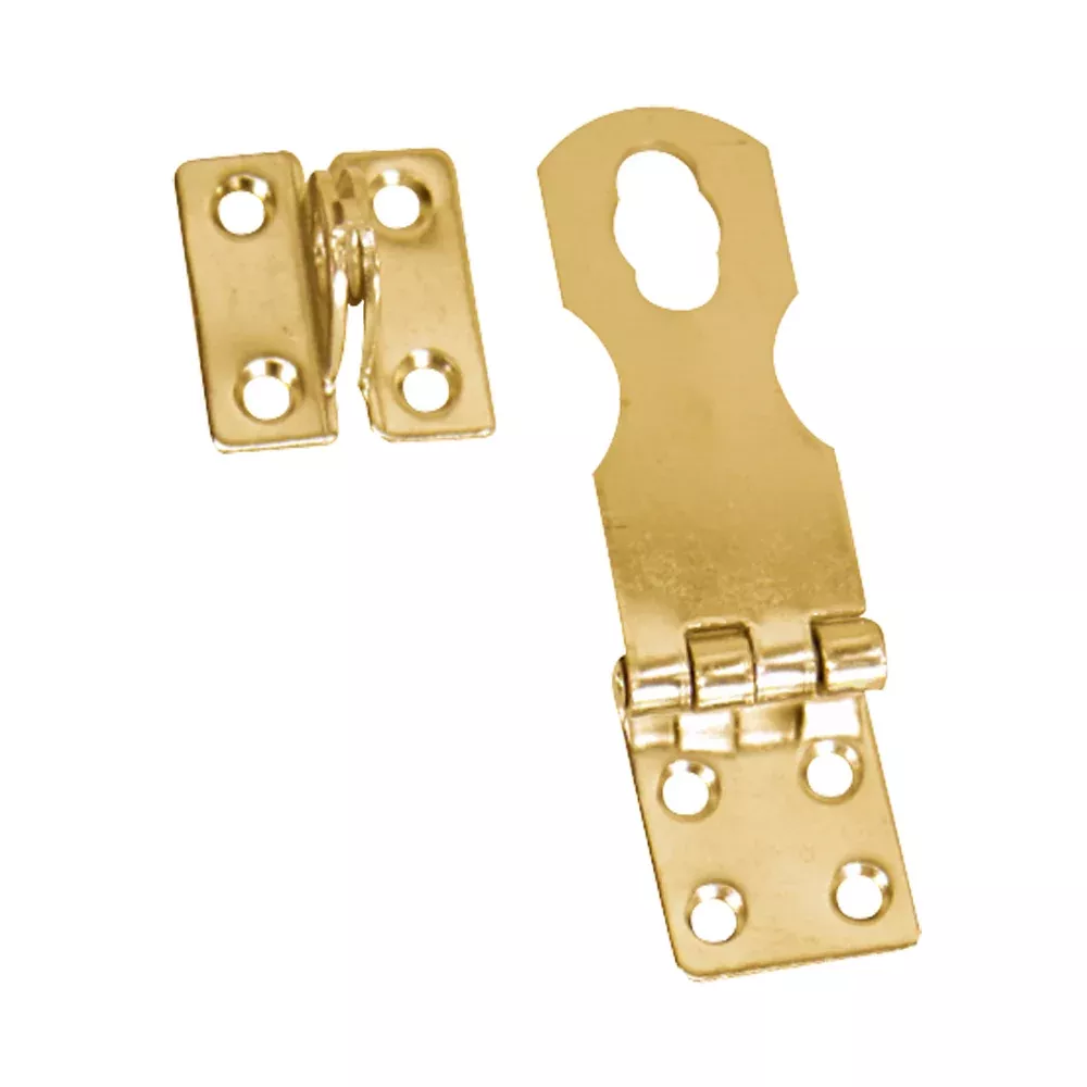 Whitecap Swivel Safety Hasp - Polished Brass - 1" x 3" [S-0579BC]