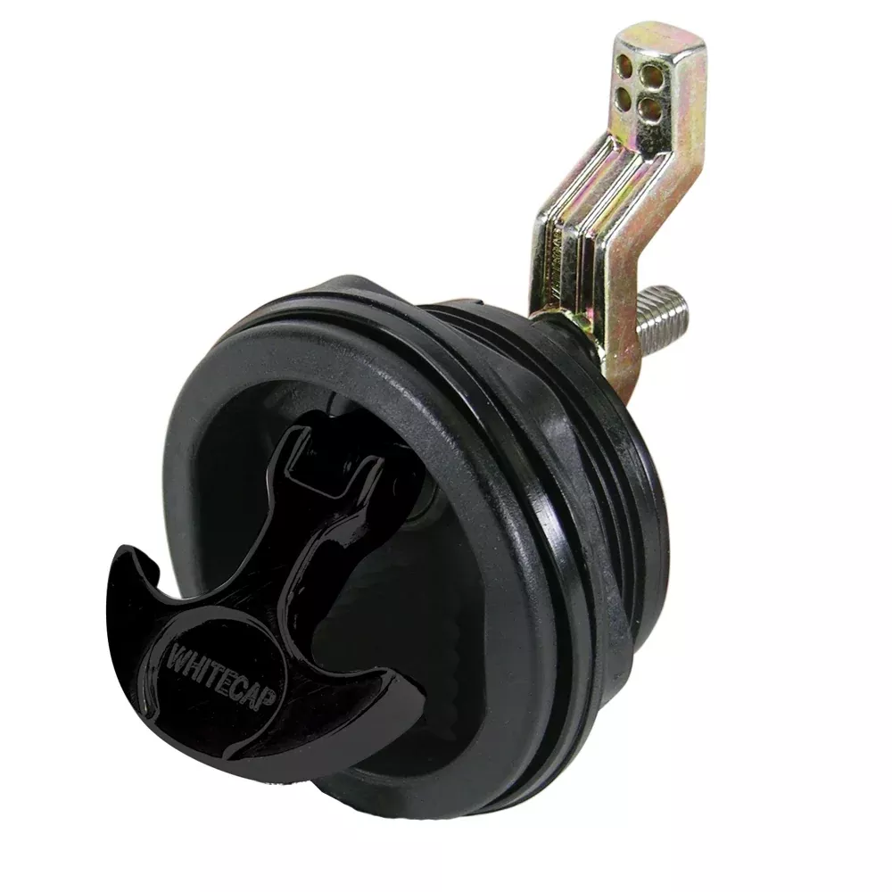 Whitecap T-Handle Latch - Nylon Black /Black - Non-Locking [3230BC]
