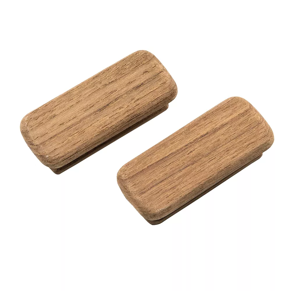 Whitecap Teak Rectangular Drawer Knob - 2-3 /4