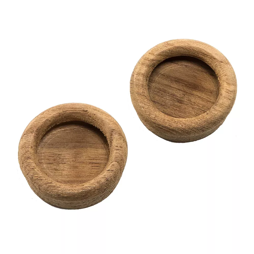 Whitecap Teak Round Drawer Pull - 1-3 /8