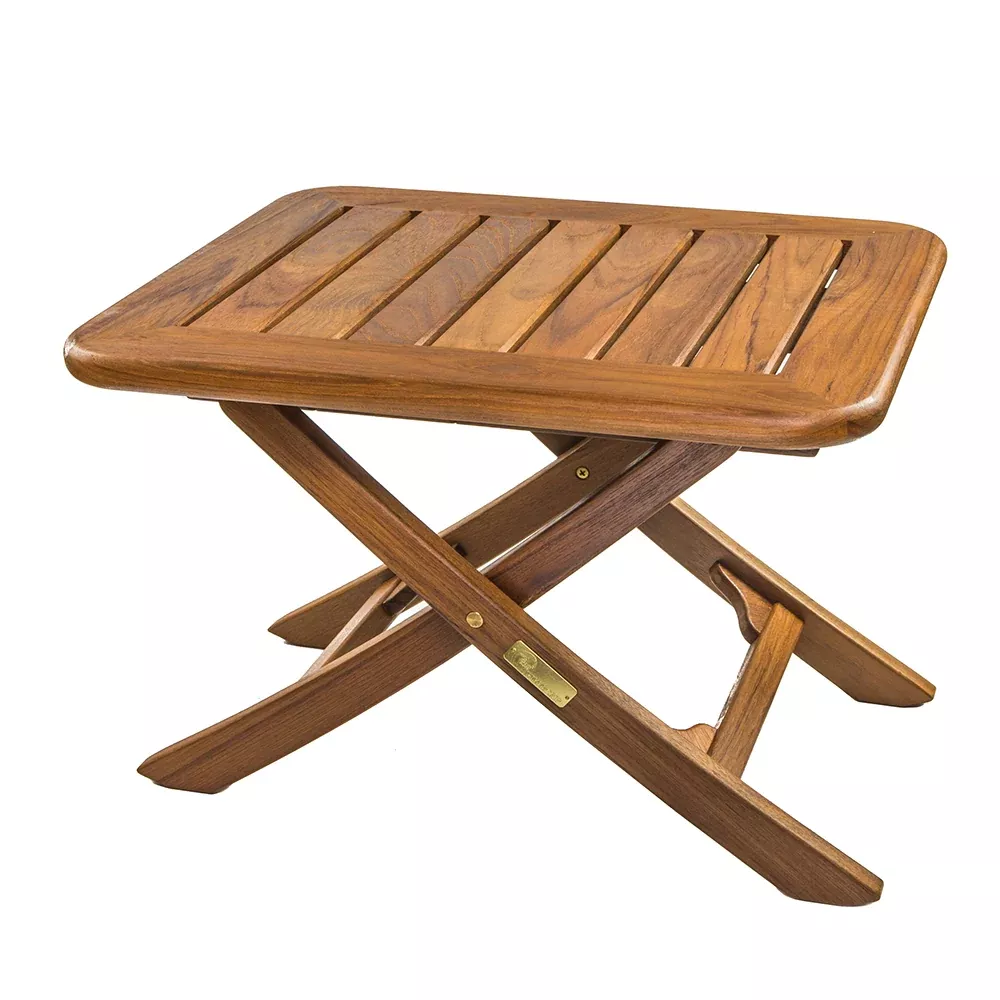 Whitecap Teak Small Adjustable Slat Top Table | 60028