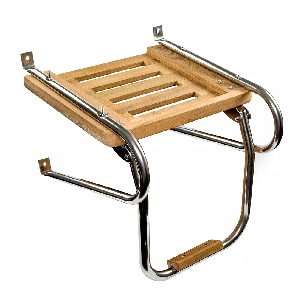 Whitecap Teak Swim Platform w/Ladder f/Inboard/Outboard Motors | 60903