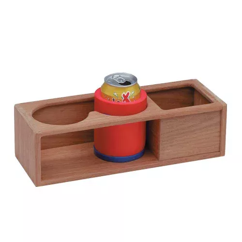 Whitecap Teak Two Insulated Drink /Binocular Rack w /Tray [62616]