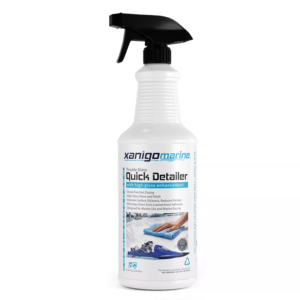 Xanigo Marine Throttle Shine Marine Quick Detailer – 32oz