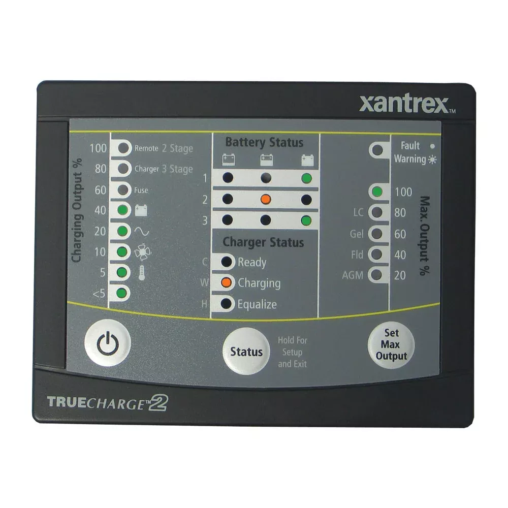 Xantrex TRUECHARGE2 Remote Panel f/20 & 40 & 60 AMP (Only for 2nd generation of TC2 chargers) | 808-8040-01