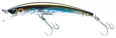 Yo-Zuri Crystal 3D Minnow F1148 Sinking Lure 3.5in Silver Bronze