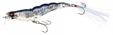 Yo-Zuri Crystal 3D Shrimp R1162 Lure Holographic Pearl Blue