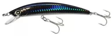 Yo-Zuri R1128 Crystal Minnow Sinking Lure HGHB Ghost Black