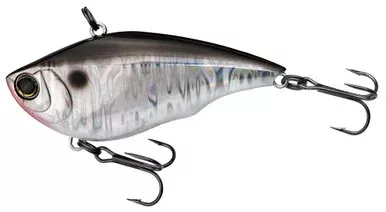 Yo-Zuri Rattl’n Vibe R1356 Lipless Crankbait 3in Black Silver
