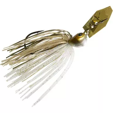 Z-Man Evergreen ChatterBait Jack Hammer Bladed Jig 1/2oz Golden Shiner