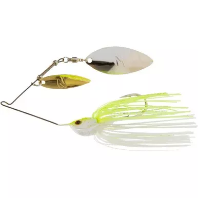 Z-Man SlingbladeZ Double Willow Spinnerbait 1/2oz Chartreuse Pearl